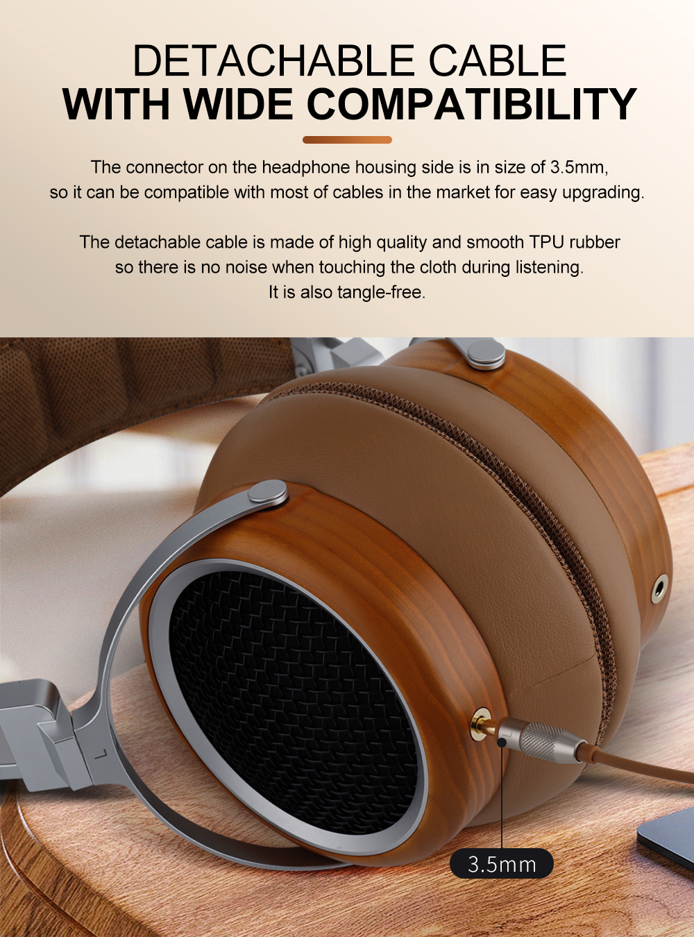 SIVGA Luan, Auriculares HiFi (Brown) - Nuna Audio